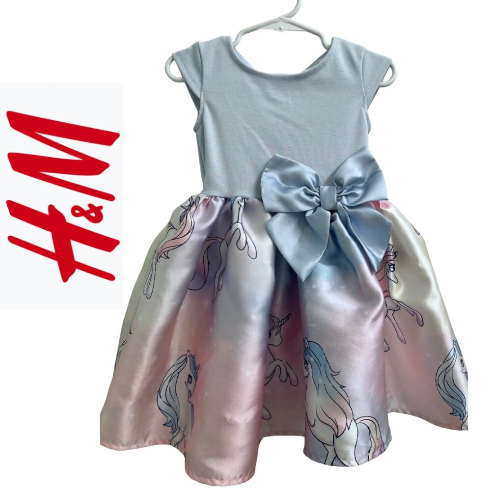 H&M unicorn dress size 2T